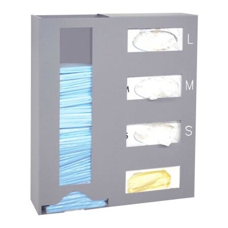 Omnimed. Omnimed Painted Steel Medical Isolation Station, 18inW x 4-1/2inD x 20-3/4inH 307010